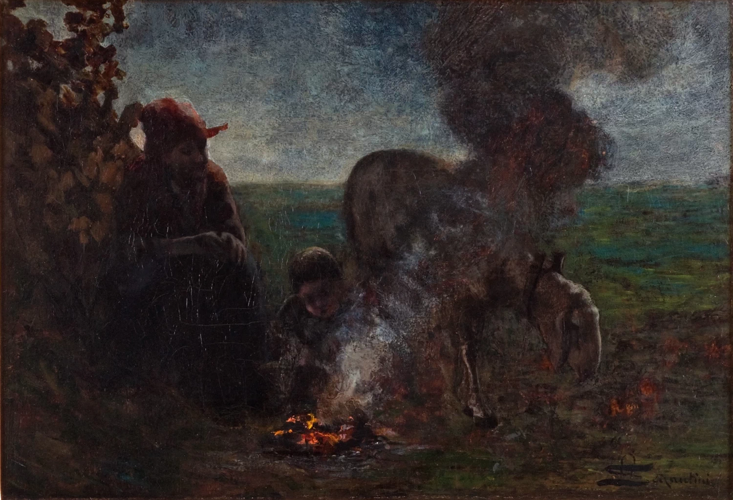 Giornata fredda di novembre, 1883 - Museo Segantini, St. Moritz